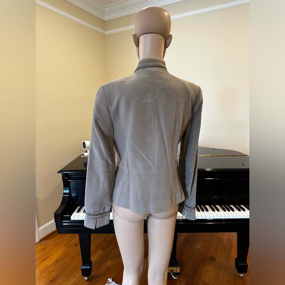 RARE Luxury Minimalist Zara Military Style Faux Double Breasted Jacket - Picture 12 of 14